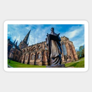 Lichfield cathedral Sticker